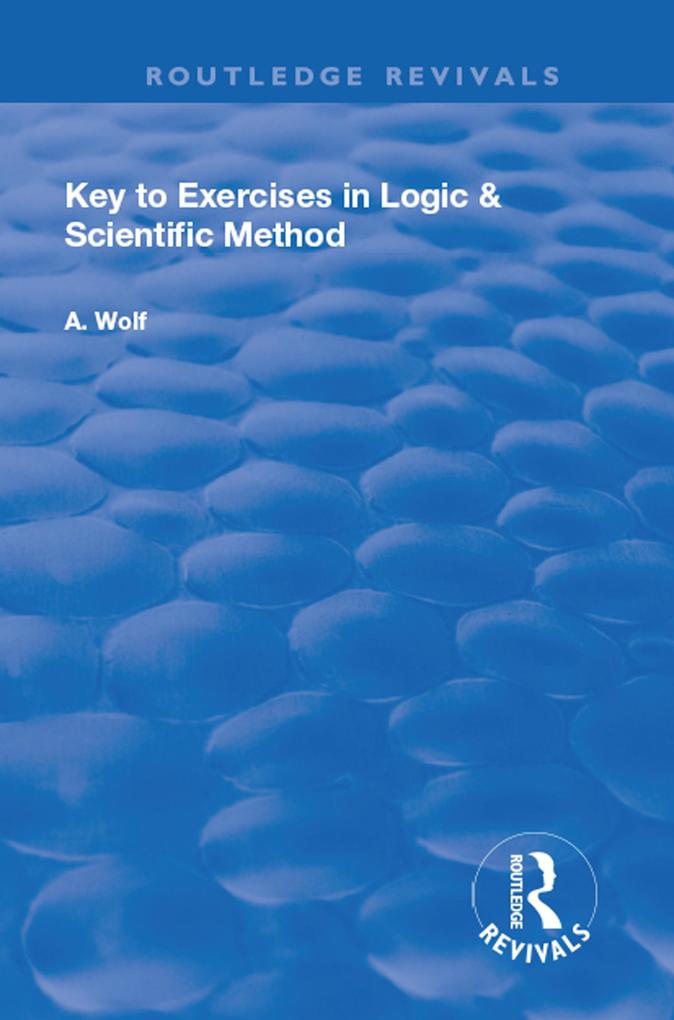 Key to Exercises in Logic and Scientific Method