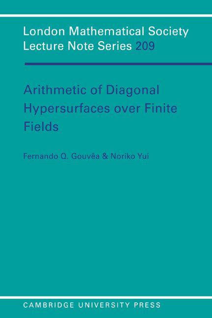 Arithmetic of Diagonal Hypersurfaces Over Finite Fields