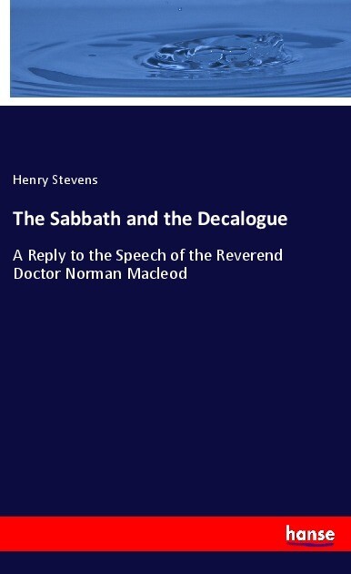 The Sabbath and the Decalogue