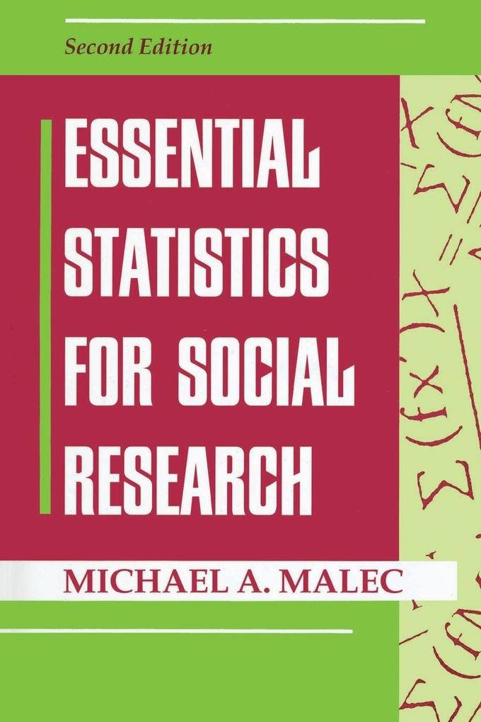 Essential Statistics For Social Research