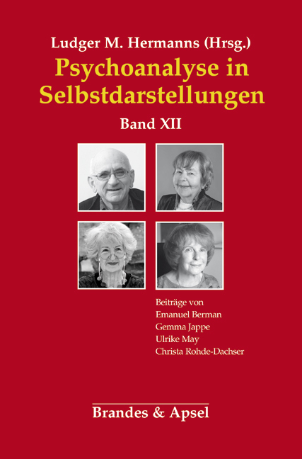 Psychoanalyse in Selbstdarstellungen.Bd.12