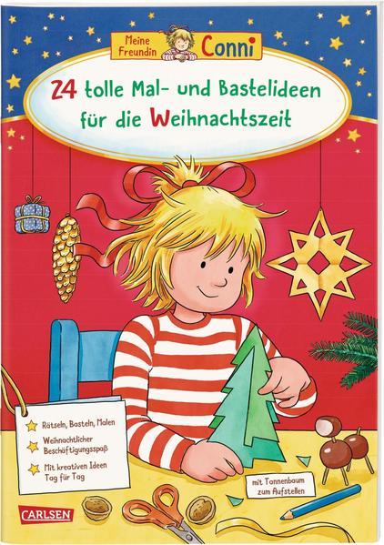 Image of Conni Gelbe Reihe (Beschäftigungsbuch): 24 tolle Mal- und Bastelideen für die Weihnachtszeit