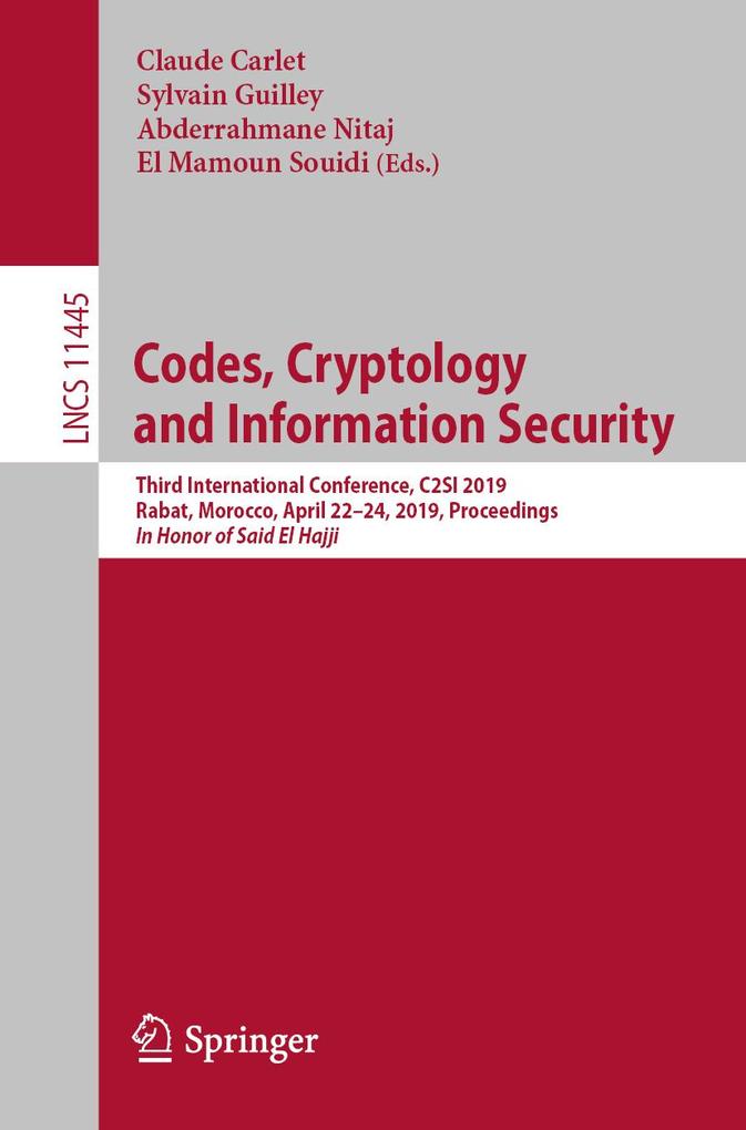 Codes Cryptology and Information Security