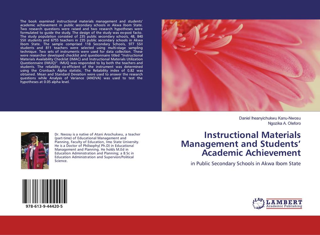 Instructional Materials Management and Students' Academic Achievement