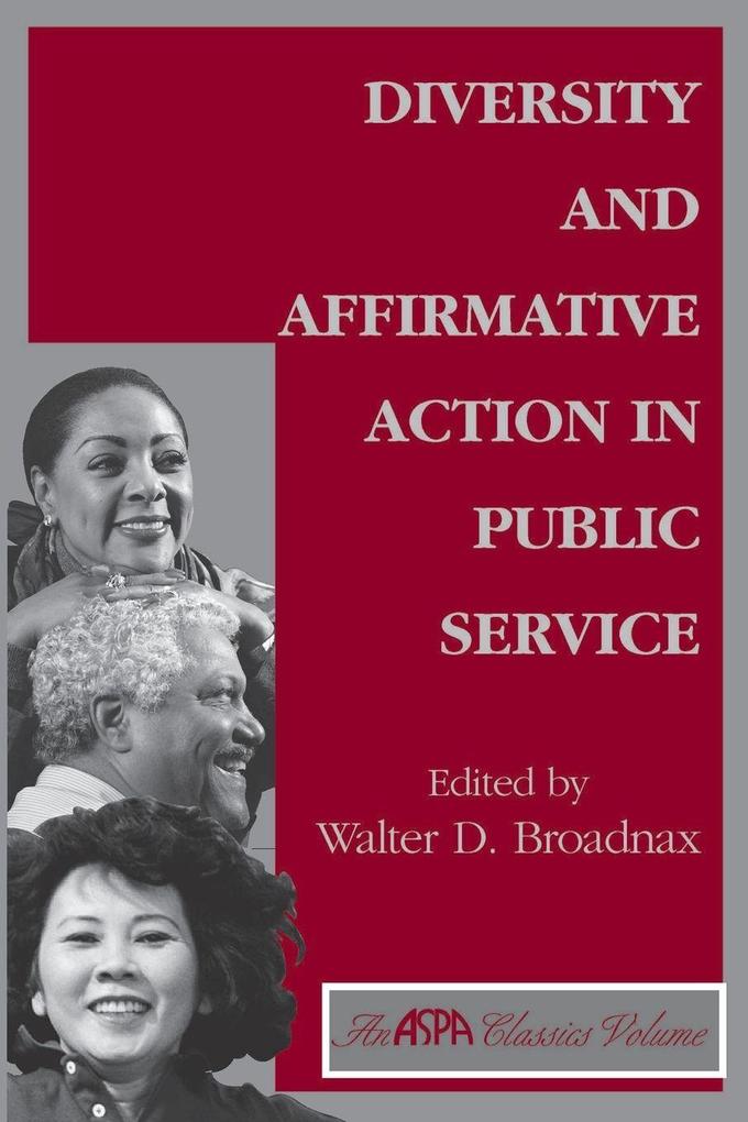 Diversity And Affirmative Action In Public Service