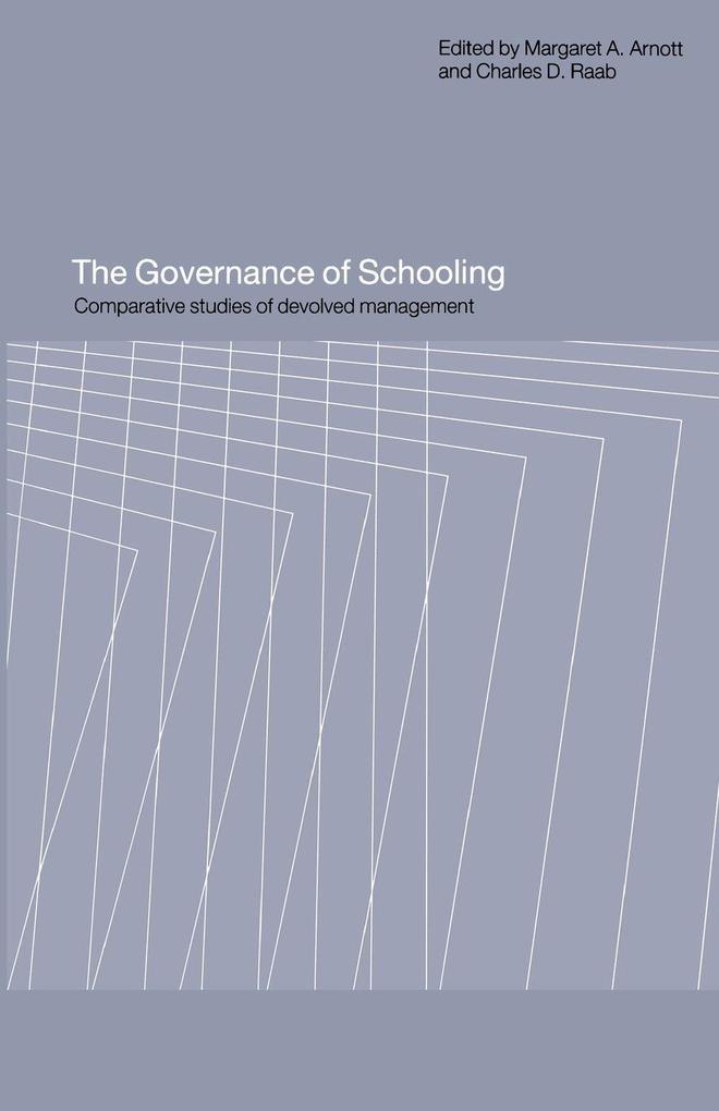 The Governance of Schooling