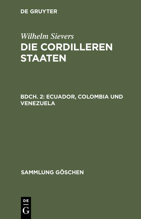 Ecuador Colombia und Venezuela