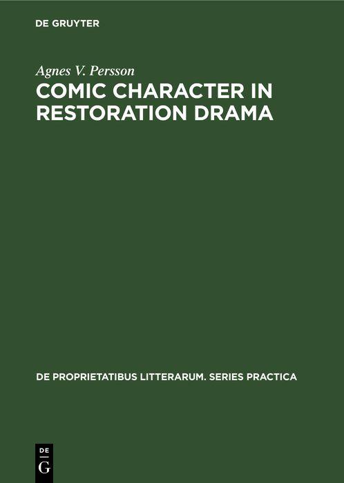 Comic character in Restoration drama