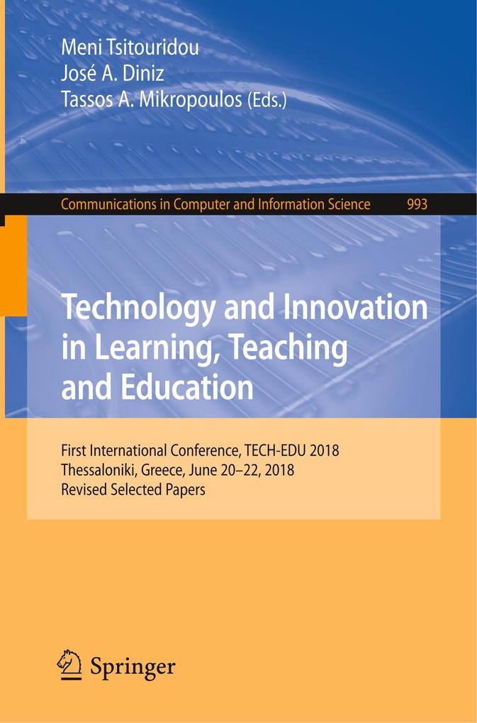 Technology and Innovation in Learning Teaching and Education
