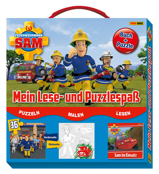 Image of Buch - Feuerwehrmann Sam: Mein Lese- und Puzzlespaß