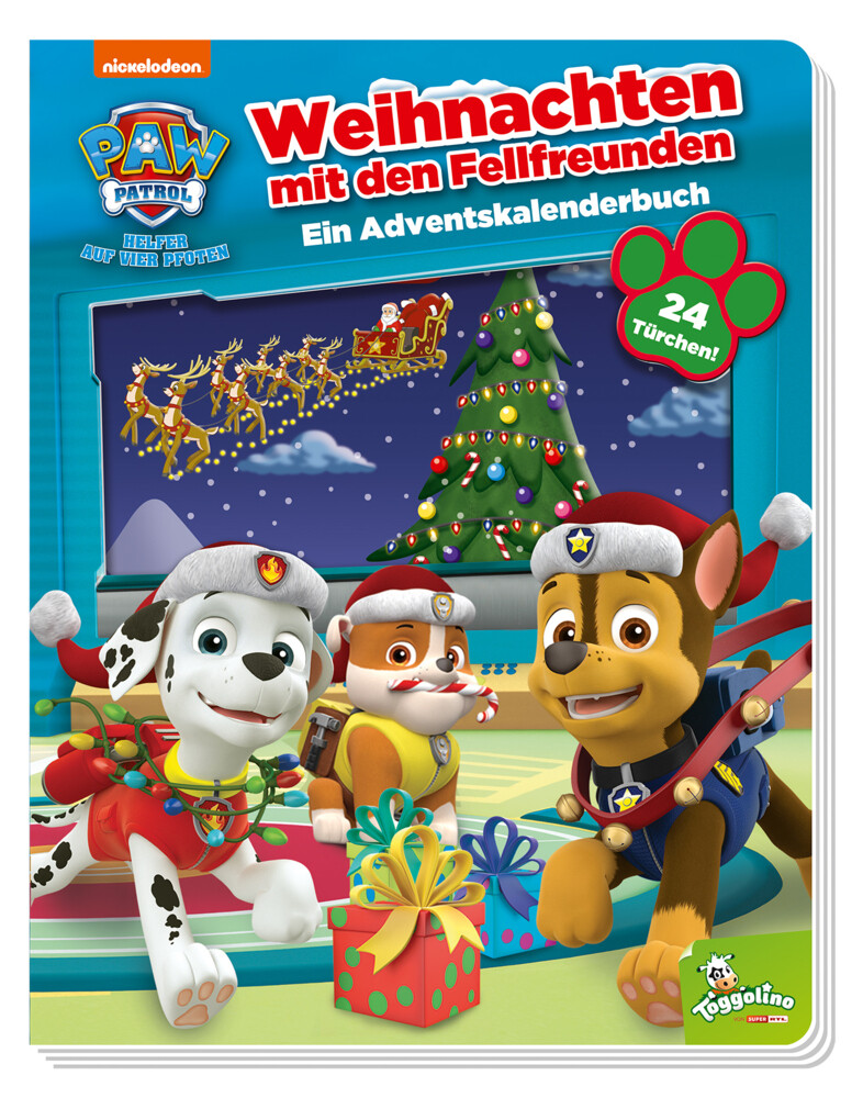 Image of PAW Patrol: Weihnachten mit den Fellfreunden - Ein Adventskalenderbuch