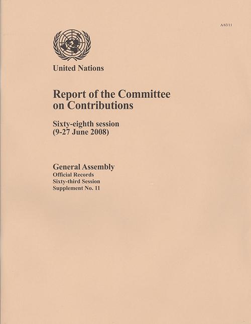 Report of the Committee on Contributions