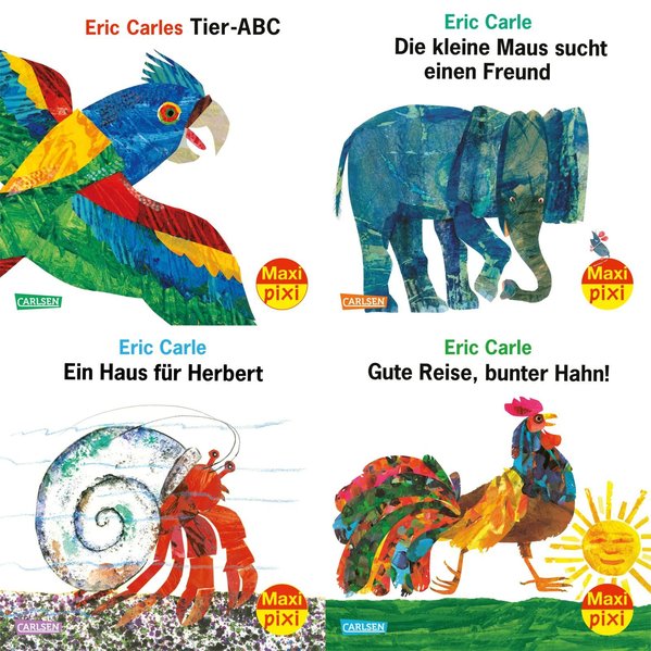 Image of Maxi-Pixi-4er-Set 74: Eric Carle 90. Geburtstag (4x1 Exemplar)