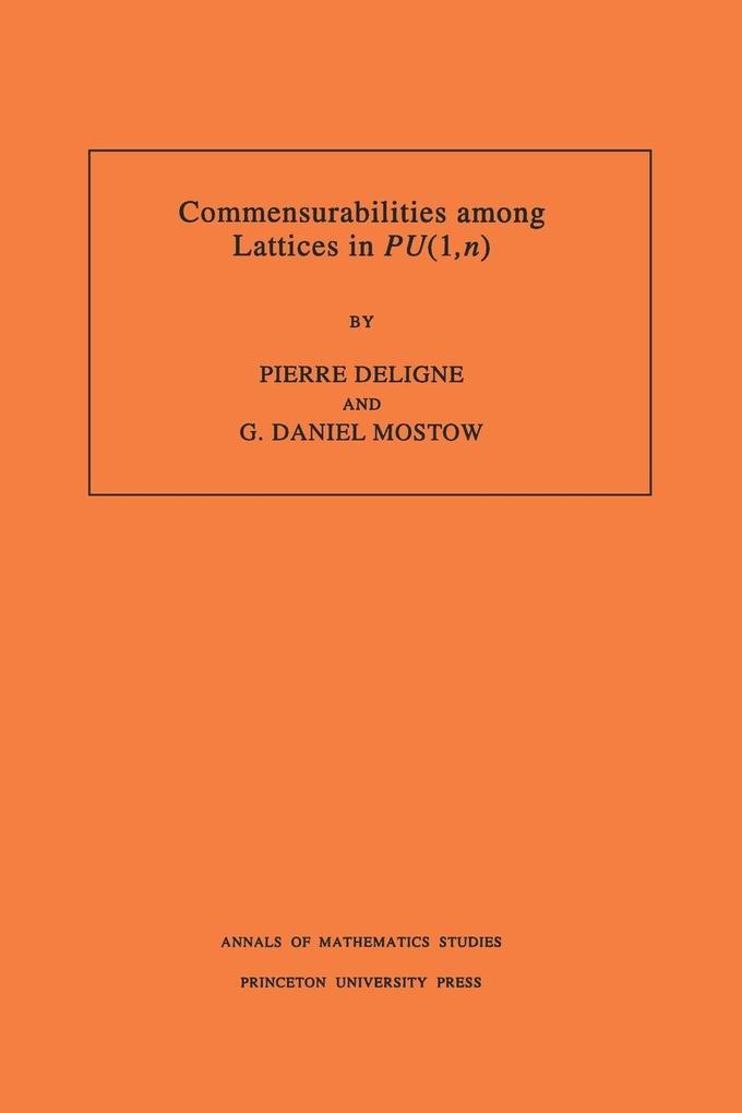Commensurabilities among Lattices in PU (1n)