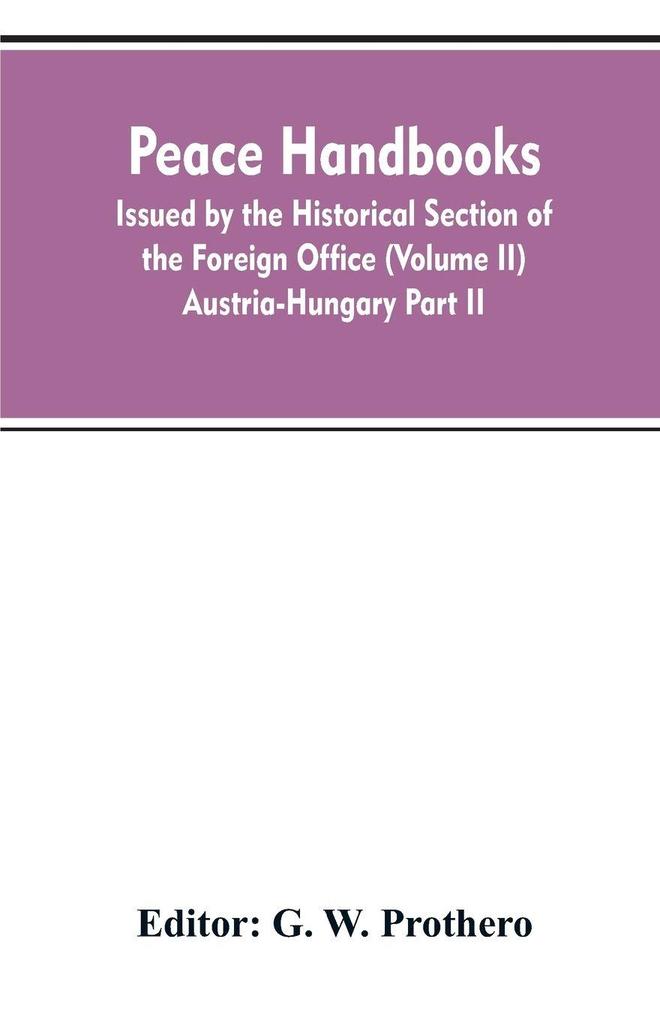 Peace handbooks