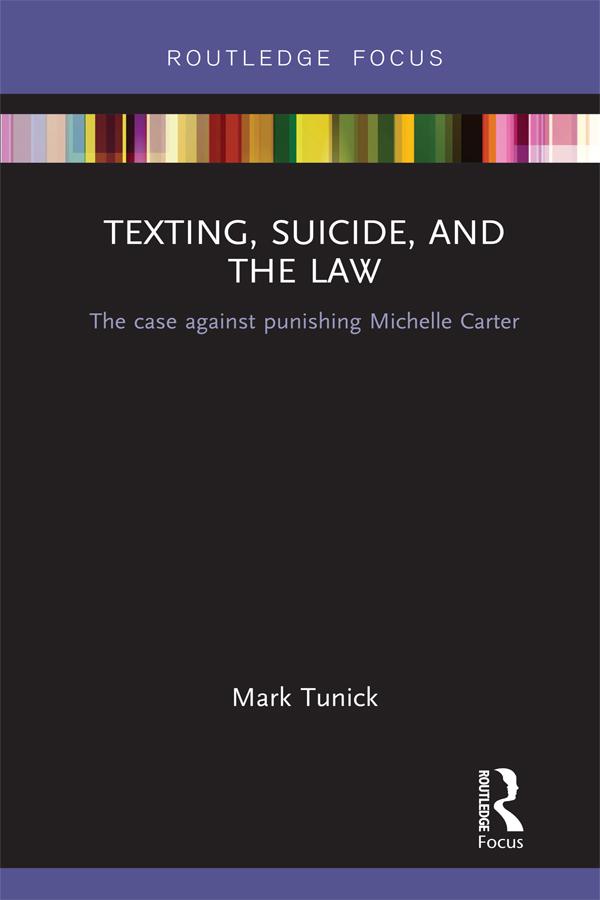 Texting Suicide and the Law