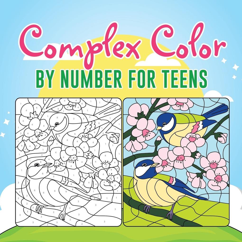 Image of Complex Color by Number for Teens