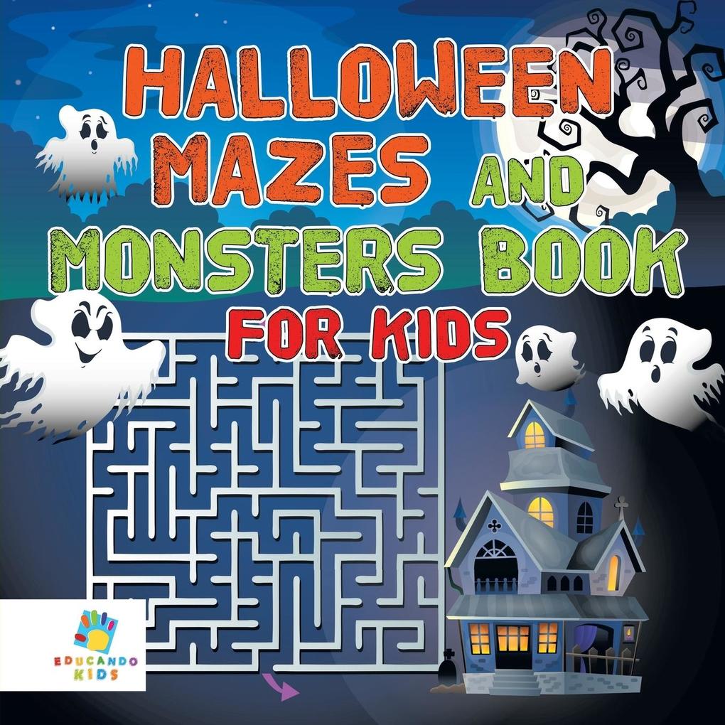 Image of Halloween Mazes and Monsters Book for Kids