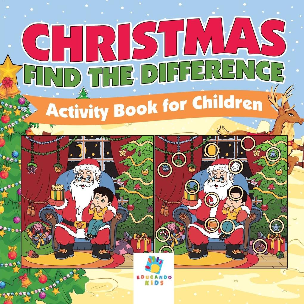 Image of Christmas Find the Difference Activity Book for Children