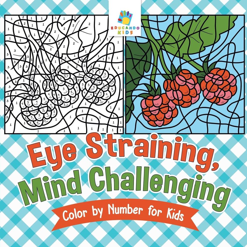 Image of Eye Straining Mind Challenging Color by Number for Kids