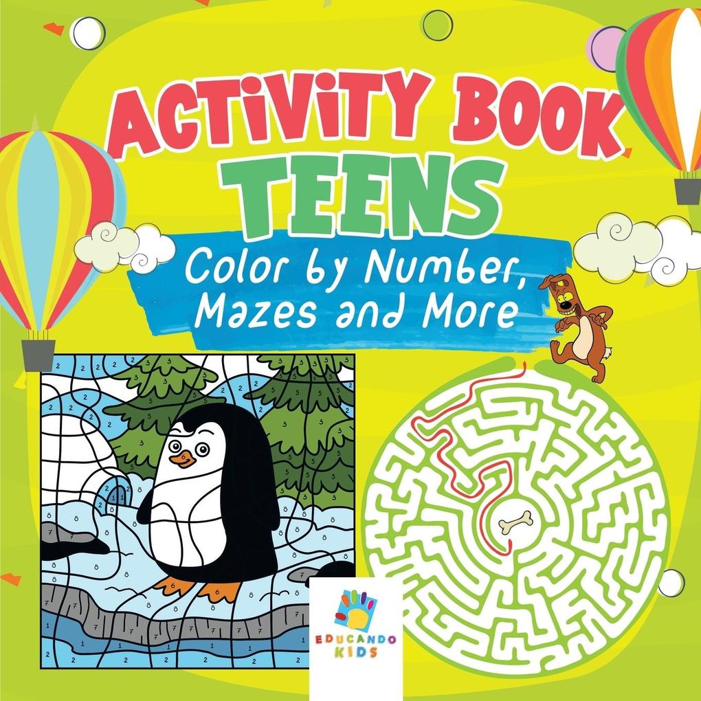 Image of Activity Book Teens | Color by Number Mazes and More