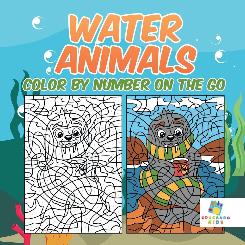 Image of Water Animals | Color by Number On The Go