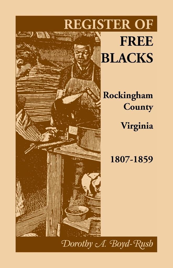 Register of Free Blacks Rockingham County Virginia 1807-1859