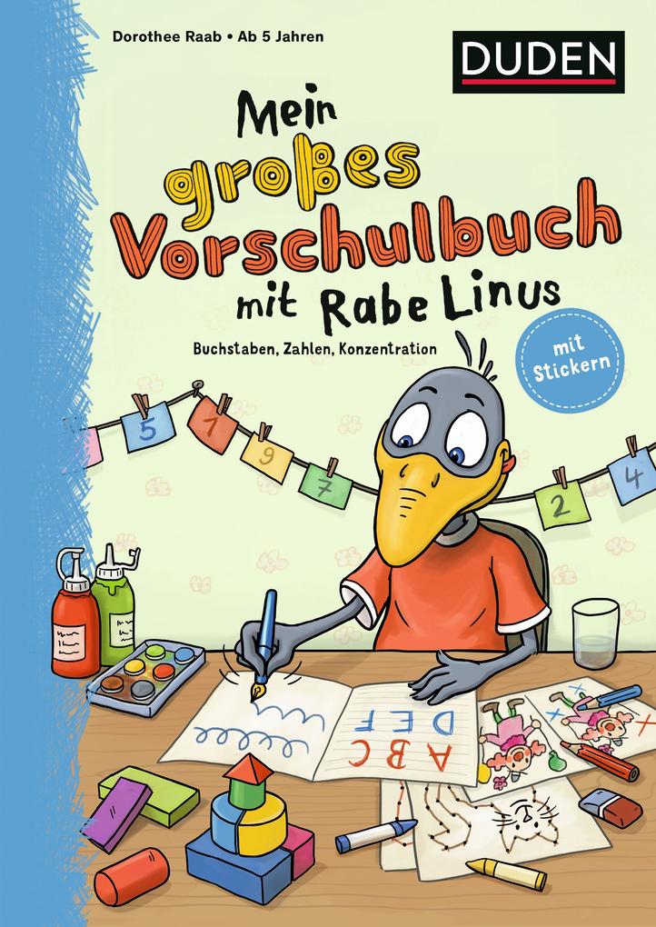 Image of Mein großes Vorschulbuch mit Rabe Linus