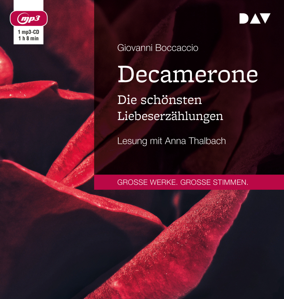 Decamerone. Die schönsten Liebeserzählungen1 Audio-CD 1 MP3