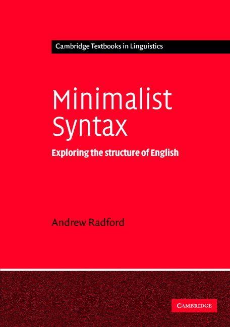 Minimalist Syntax
