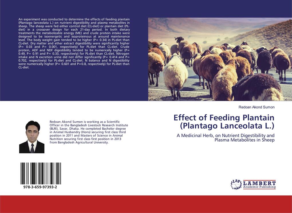 Effect of Feeding Plantain (Plantago Lanceolata L.) - Redoan Akond Sumon