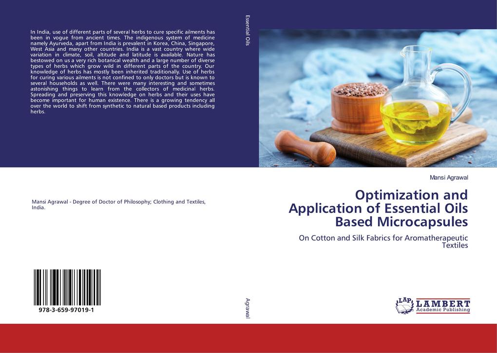 Optimization and Application of Essential Oils Based Microcapsules
