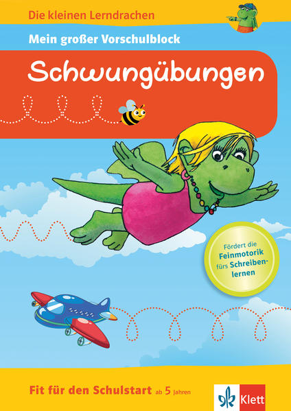 Image of Die kleinen Lerndrachen: Fit für den Schulstart: Mein großer Vorschulblock Schwungübungen