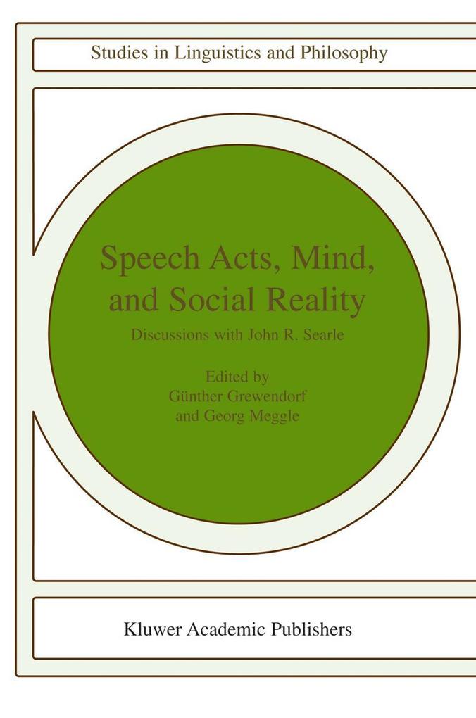 Speech Acts Mind and Social Reality