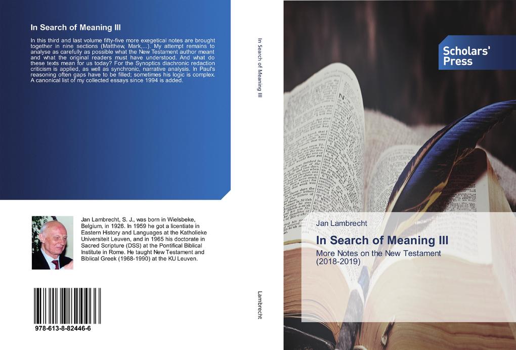 In Search of Meaning III