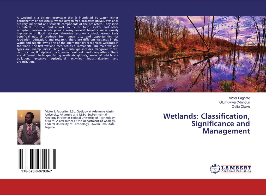 Wetlands: Classification Significance and Management