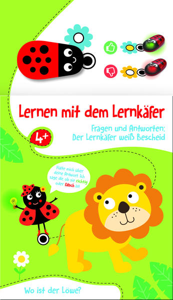 Lernen mit dem Lernkäfer - Löwe m. Spielfigur