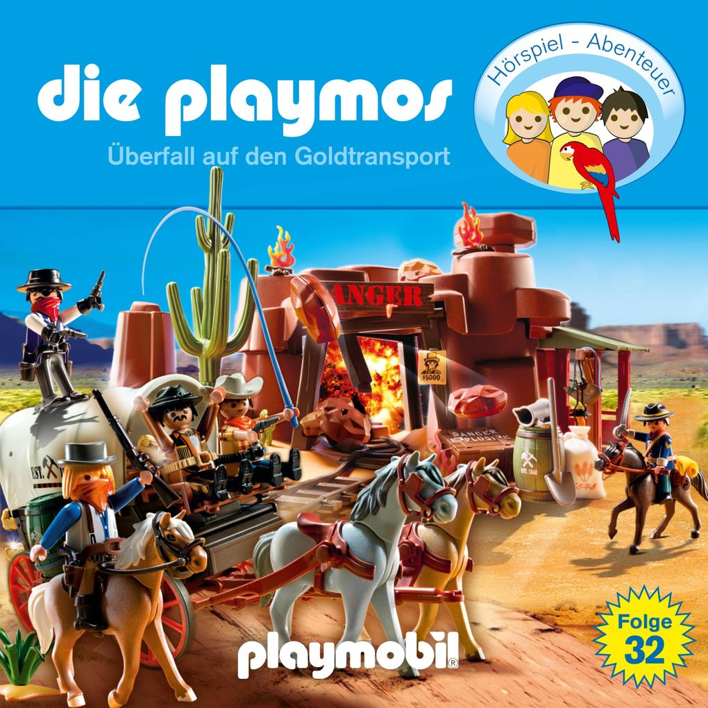 Die Playmos - Das Original Playmobil Hörspiel Folge 32: Überfall auf den Goldtransport