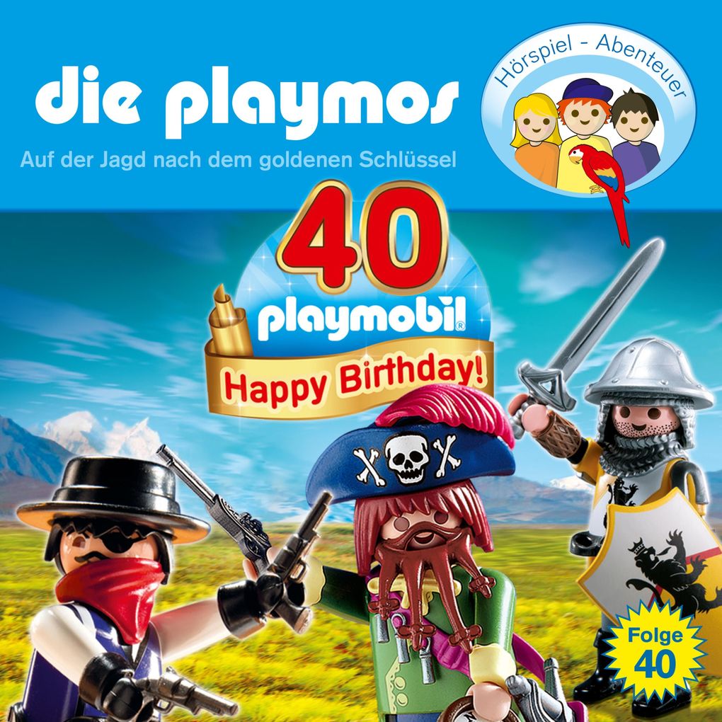 Die Playmos - Das Original Playmobil Hörspiel Folge 40: Auf der Jagd nach dem goldenen Schlüssel