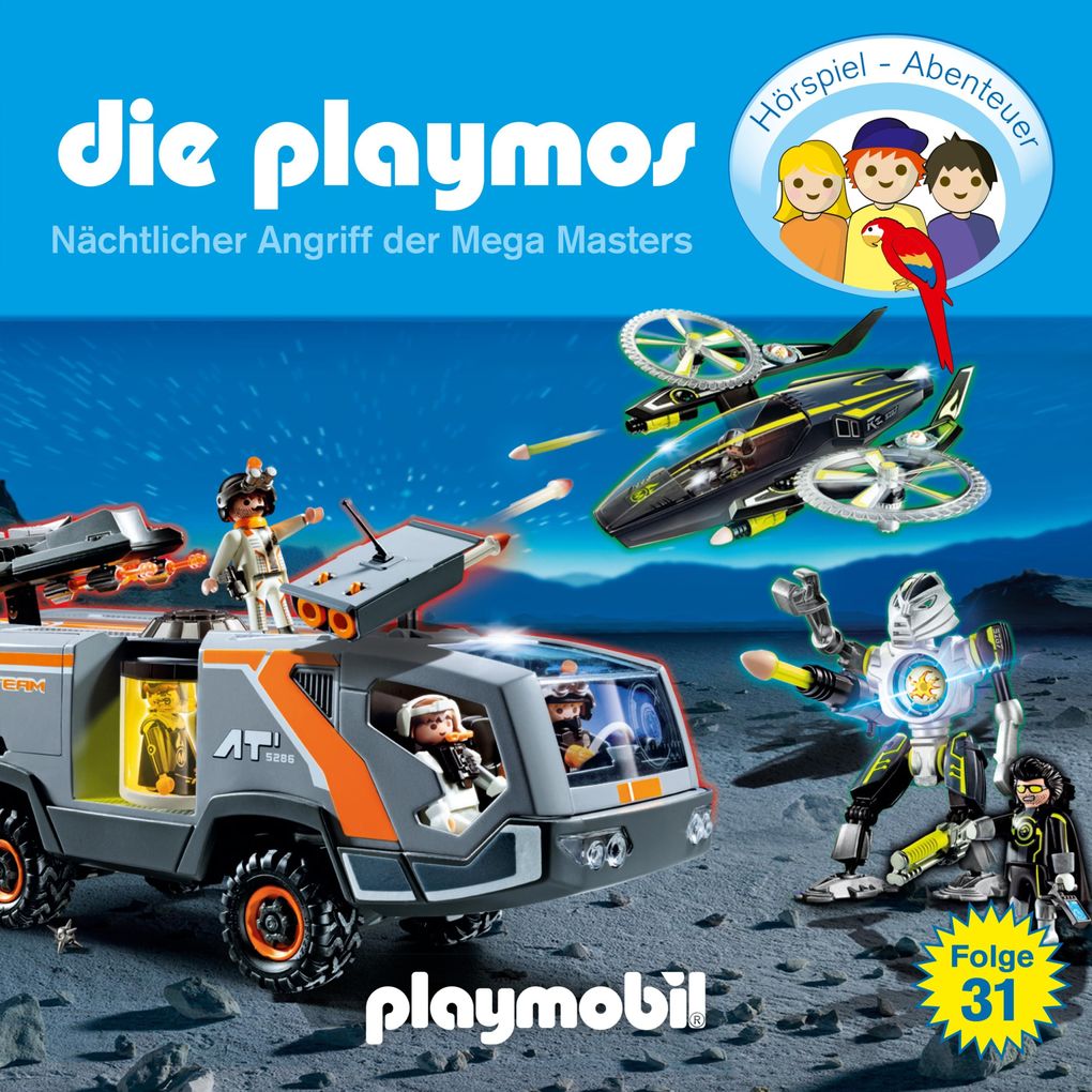 Die Playmos - Das Original Playmobil Hörspiel Folge 31: Nächtlicher Angriff der Mega Masters