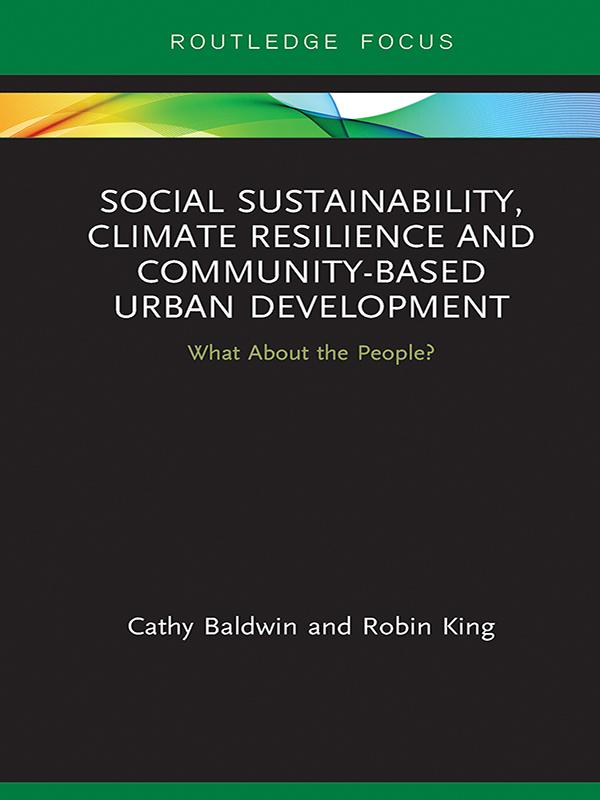 Social Sustainability Climate Resilience and Community-Based Urban Development