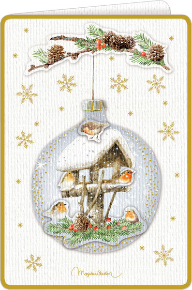 Coppenrath - Marjolein Bastin - 3D-Weihnachtskarten mit Kuvert: Zauberhafte Weihnachtensort.