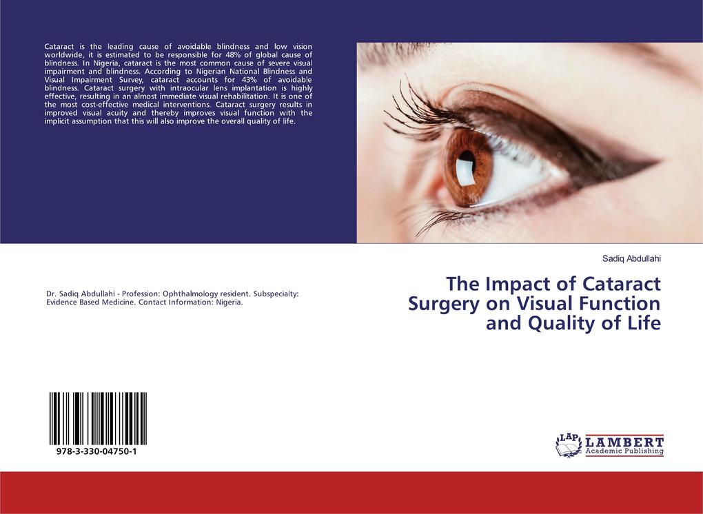 The Impact of Cataract Surgery on Visual Function and Quality of Life