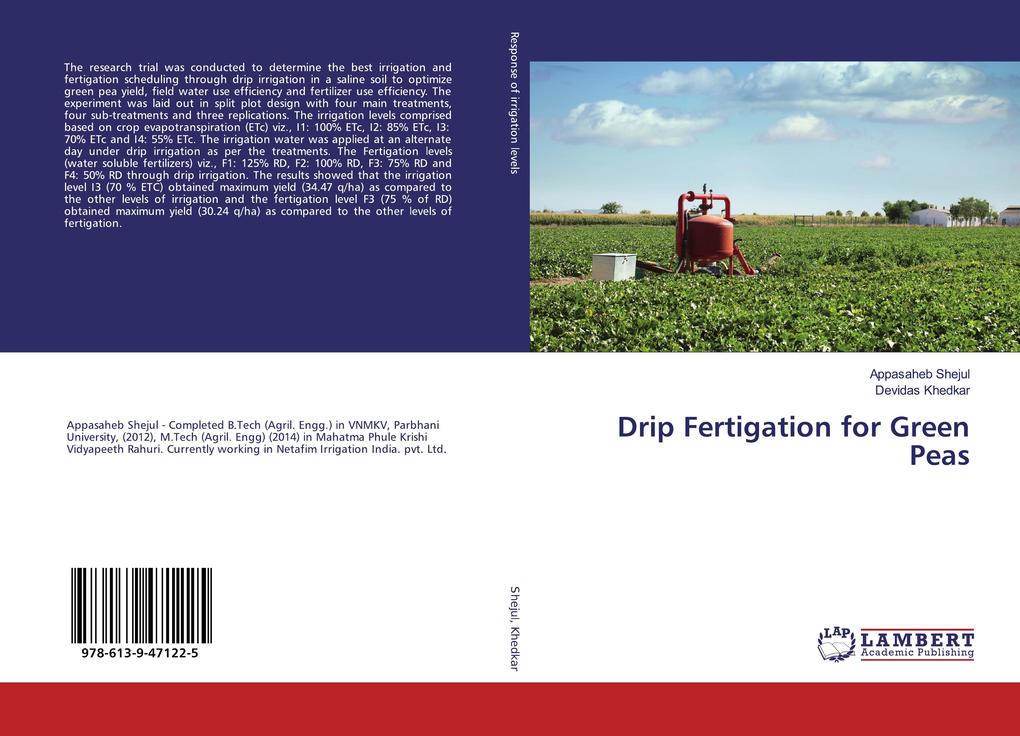 Drip Fertigation for Green Peas