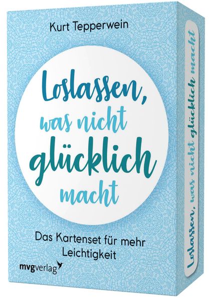 Loslassen was nicht glücklich macht Meditationskarten