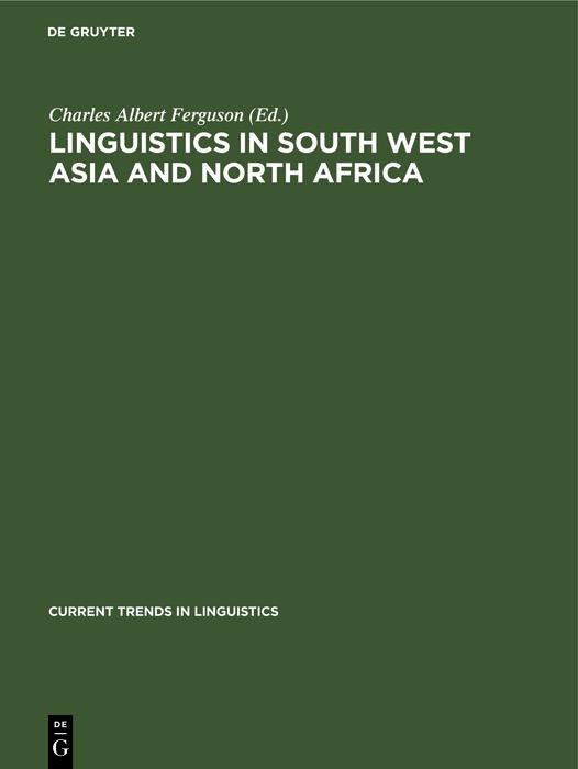 Linguistics in South West Asia and North Africa