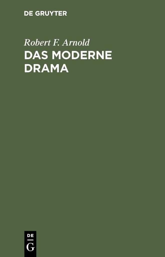 Das moderne Drama