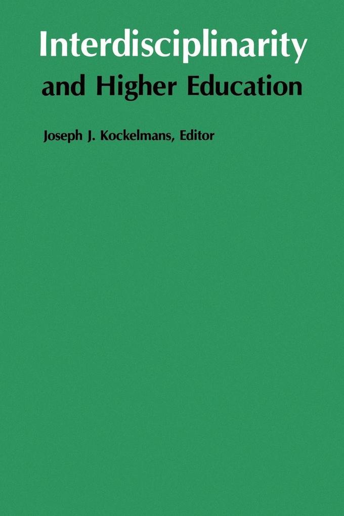 Interdisciplinarity and Higher Education