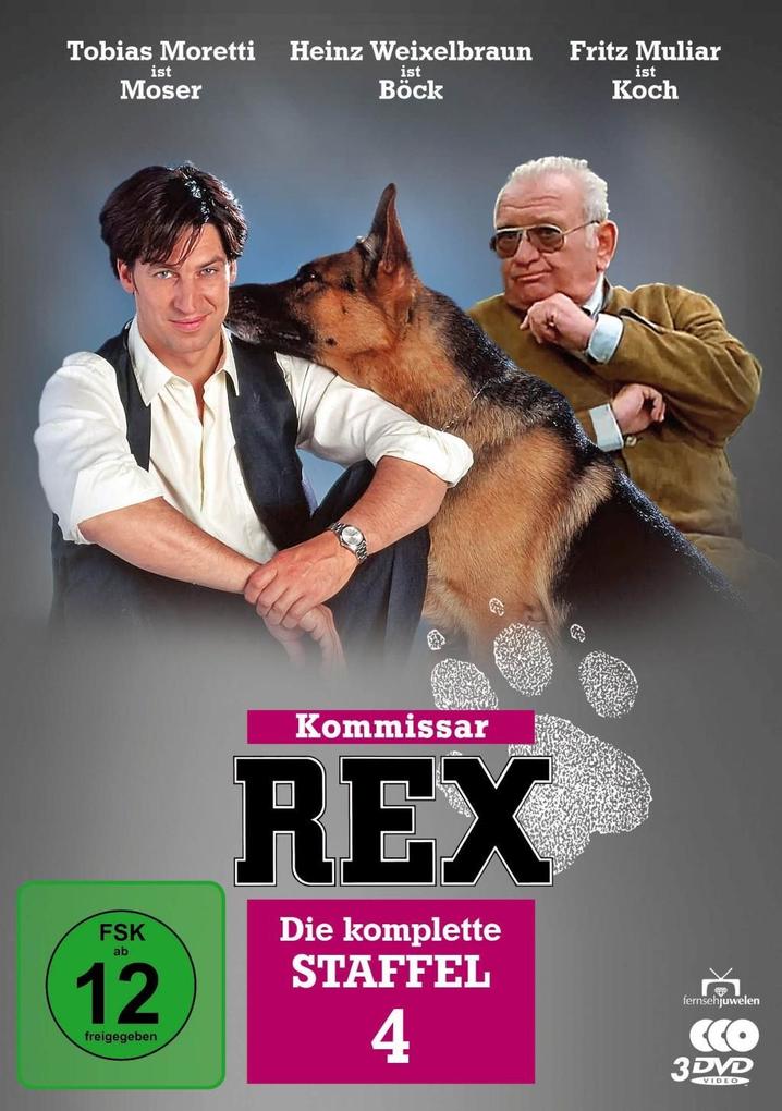 Kommissar Rex - Die komplette 4. Staffel (3 DVDs)