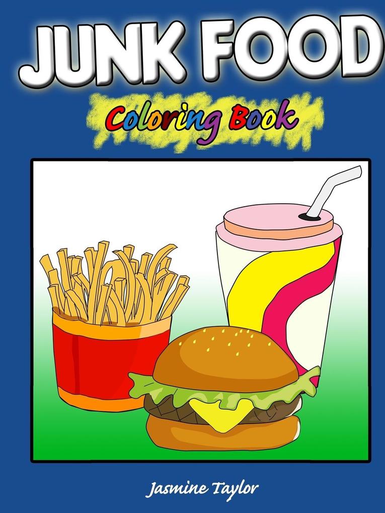 Junk Food Coloring Book